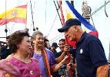 vilma labrador y cecile guidote en el galeon andalucia 160 x 112